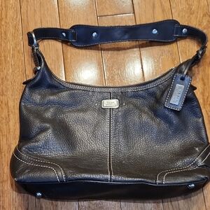 The Sak Leather Shoulder Bag Brown Soft Slouchy Hobo Purse
